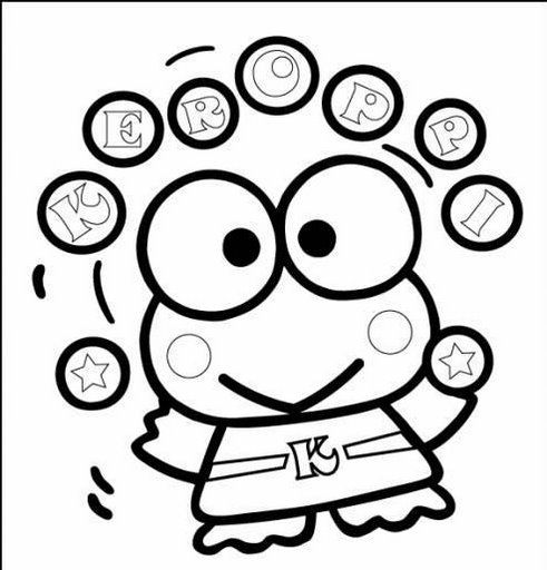 Keroppi free coloring pages coloring pages hello kitty colouring pages cool coloring pages coloring pages