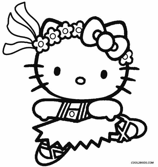 Printable ballet coloring pages for kids coolbkids hello kitty colouring pages hello kitty coloring kitty coloring