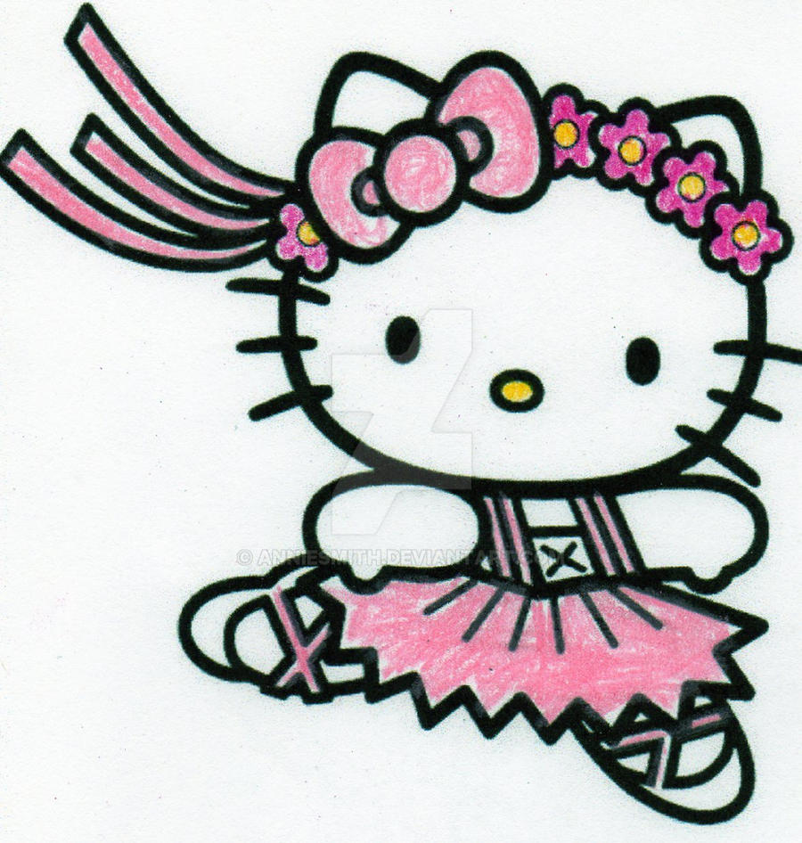 Hello kitty ballerina by anniesmith on