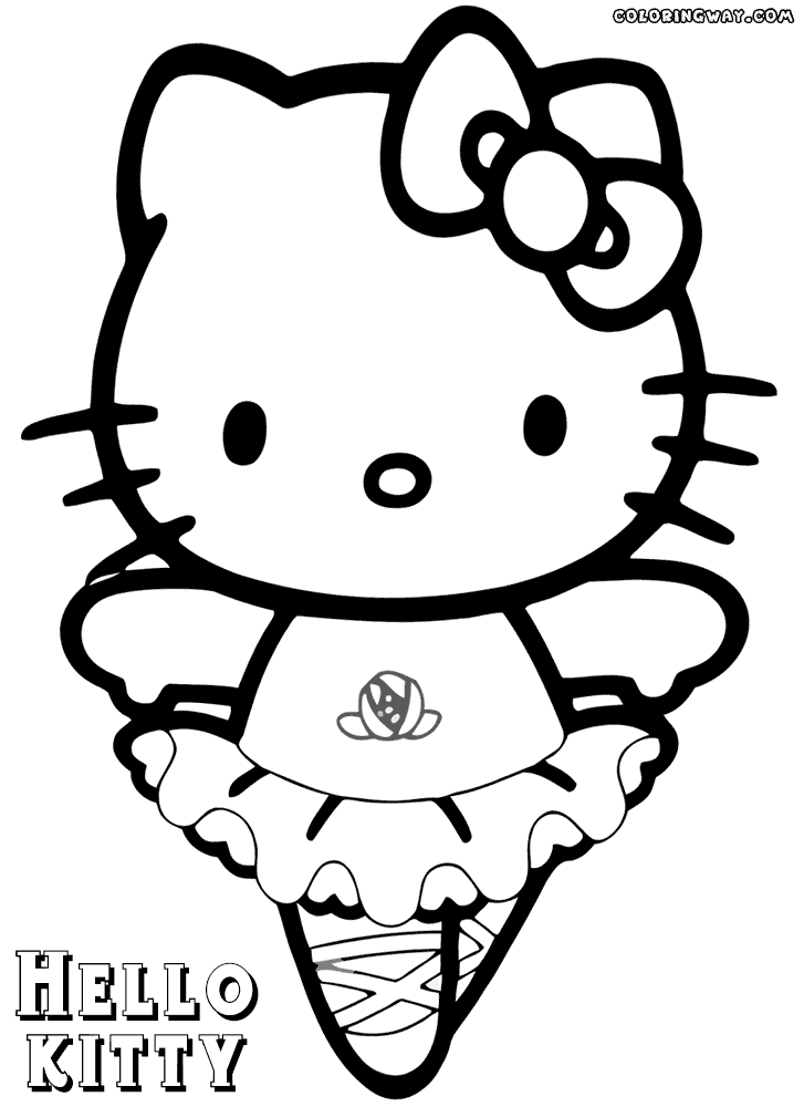 Hello kitty coloring pages coloring pages to download and print
