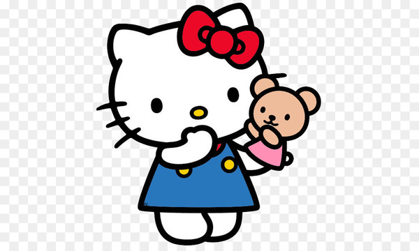 Free hello kitty birthday coloring book clip art