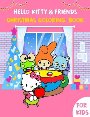 Hello kitty christmas coloring book for kids coloring book contains of hello kitty for kitty lovers pages beautiful different hello kitty charac paperback