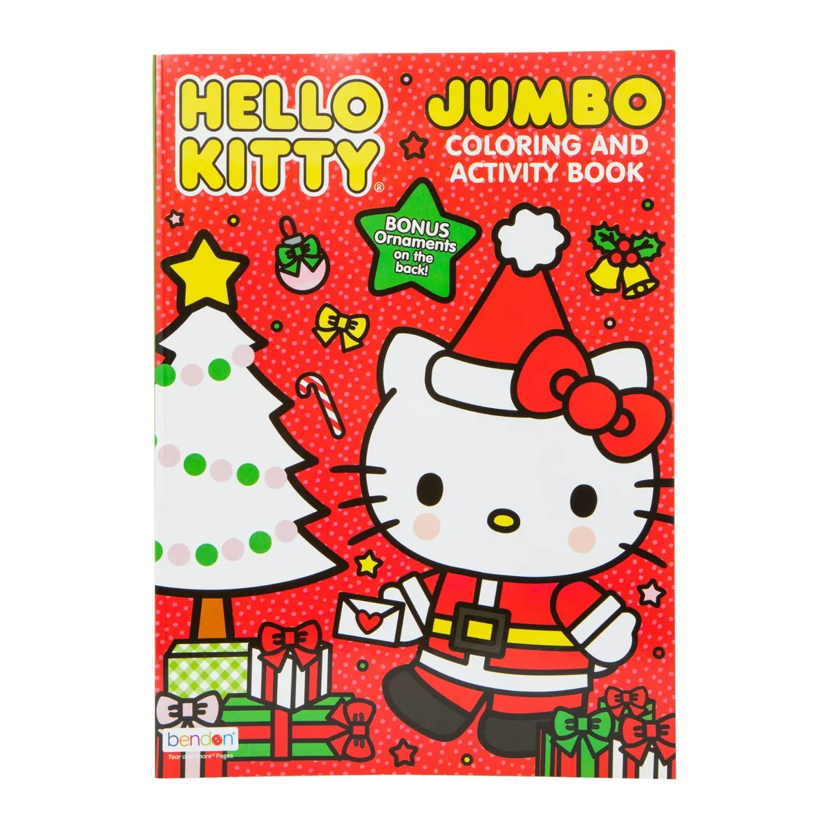 New christmas hello kitty jumbo coloring and activity book