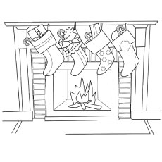 Top free printable christmas stocking coloring pages online