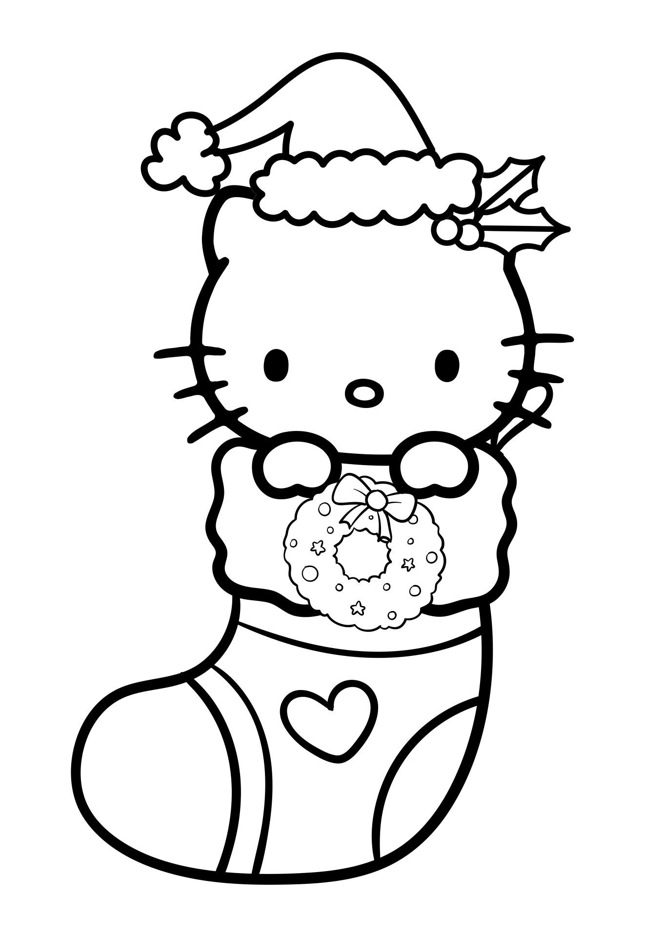 Best hello kitty christmas coloring pages printables pdf for free at printablee hello kitty colouring pages hello kitty coloring kitty coloring