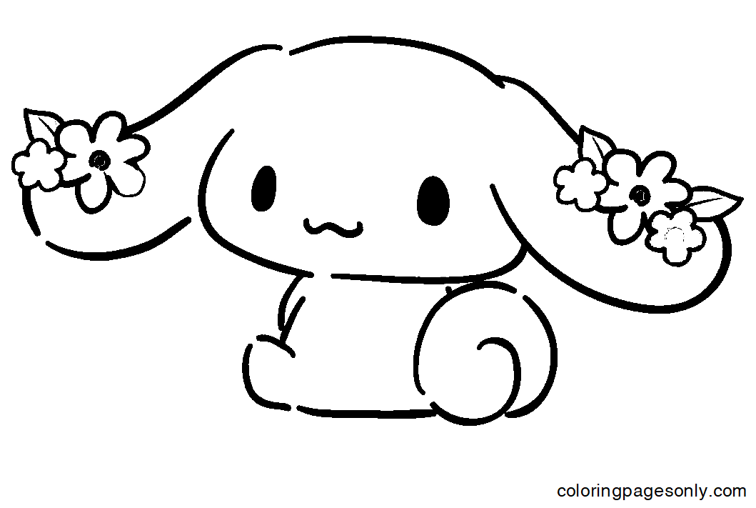 Cinnamoroll coloring pages