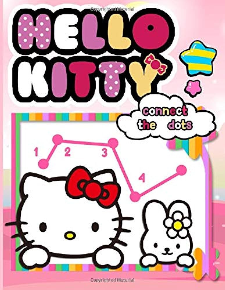 Hello kitty connect the dots anxiety hello kitty activity dot