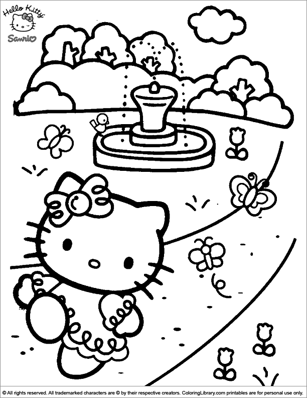 Coloring page for kids to print