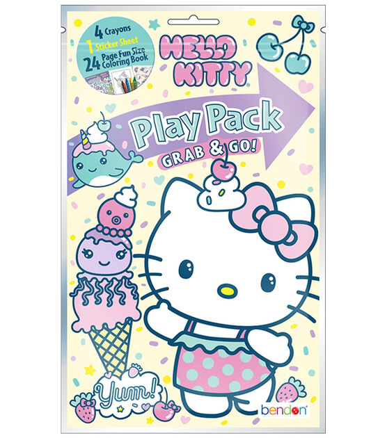 Bendon hello kitty coloring activity book set