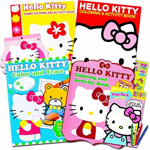 Hello kitty coloring activity book super set