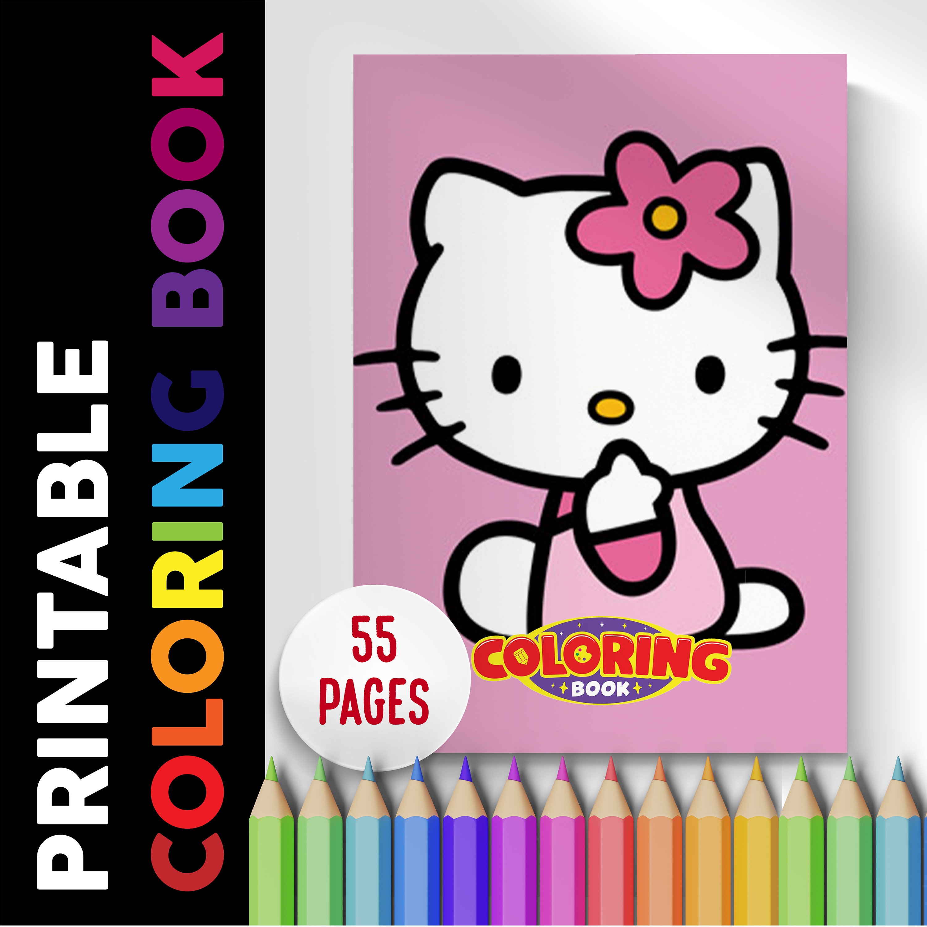 Kitty coloring book pages coloring pages printable