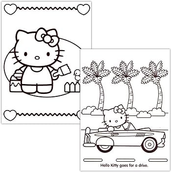 Hello kitty coloring activity book super set