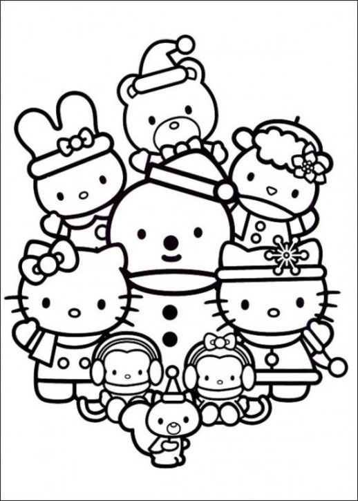 Hello kitty coloring pages and book uniquecoloringpages íëíí êììêµ ìì ëì ìì íë