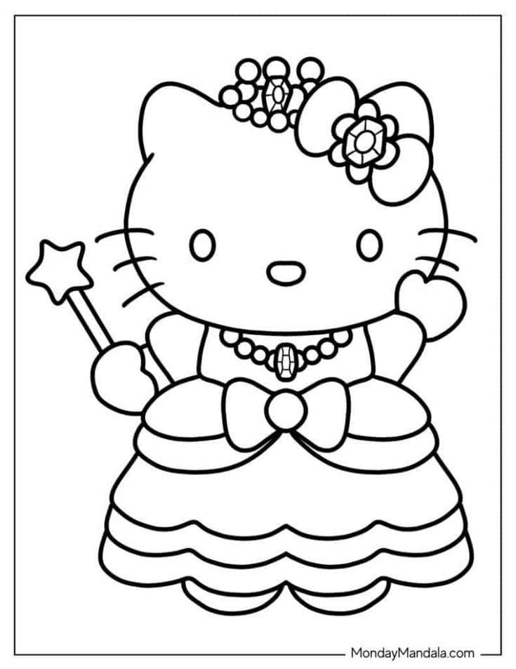 Hello kitty coloring pages free pdf printables hello kitty coloring hello kitty colouring pages kitty coloring