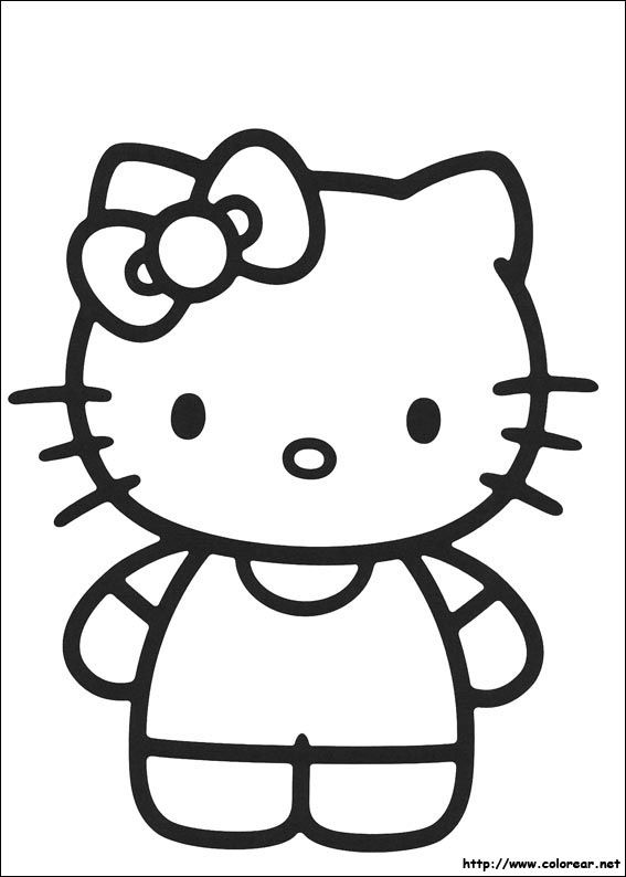 Hello kitty hello kitty para colorear dibujos de hello kitty hello kitty