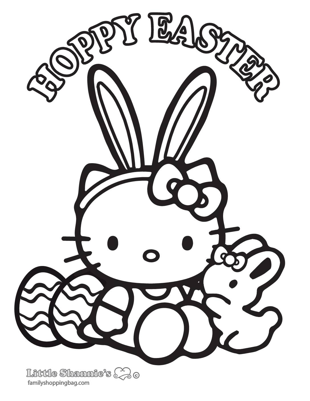 Coloring page easter