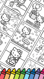 Hello kitty coloring book game for android