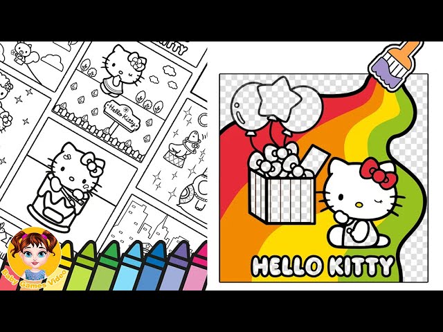 Hello kitty coloring book