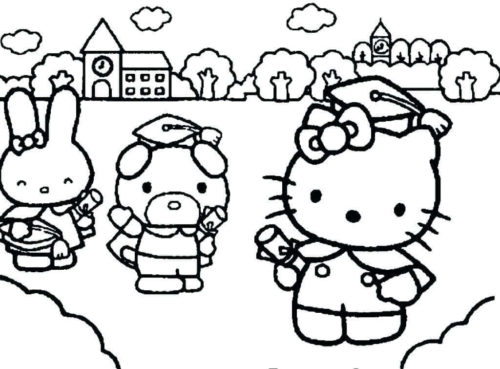 Free kindergarten graduation coloring pages printable