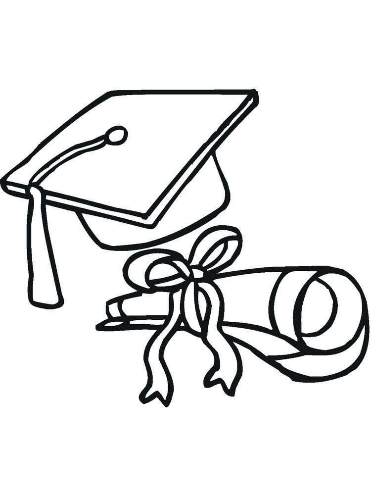 Hello kitty graduation coloring pages graduation day is a day that students always look forwarâ coloring pages coloring pages to print printable coloring pages