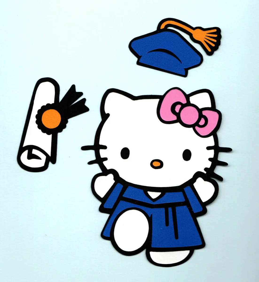 Hello kitty graduate layered tall