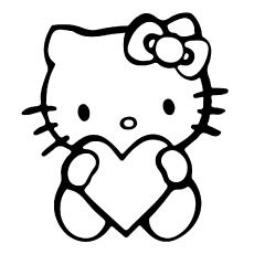 Top free printable hello kitty coloring pages online hello kitty coloring hello kitty clipart hello kitty images