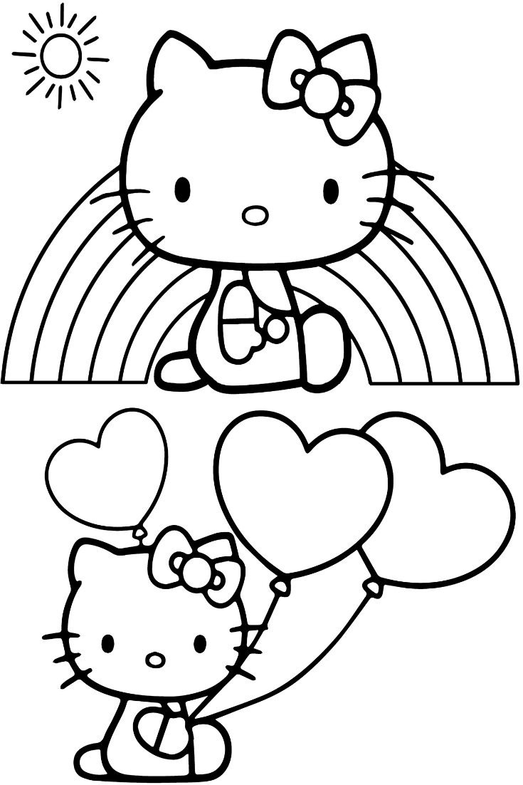 Hello kitty coloring pages for kids hello kitty colouring pages hello kitty coloring hello kitty