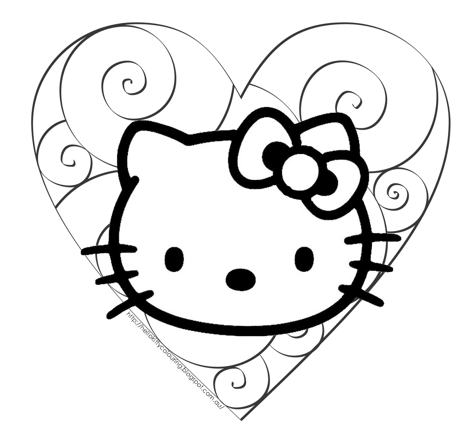 Share i think my favorite coloring page here is the one of hello kitty as an emo or a â hello kitty coloring kitty coloring hello kitty colouring pages