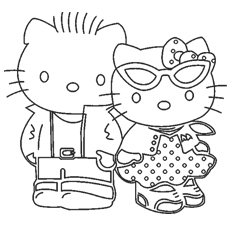 Top free printable hello kitty coloring pages online