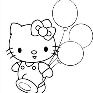 Hello kitty coloring pages printable for free download