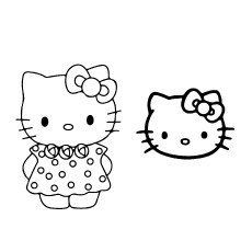 Top free printable hello kitty coloring pages online