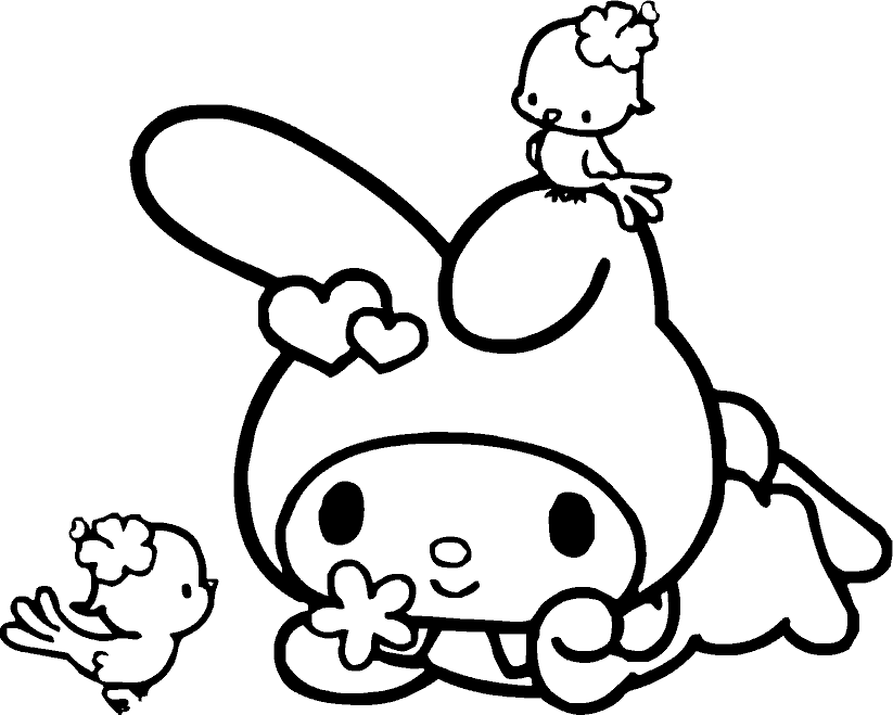 My melody coloring pages fantasy coloring pages hello kitty colouring pages hello kitty coloring cute coloring pages