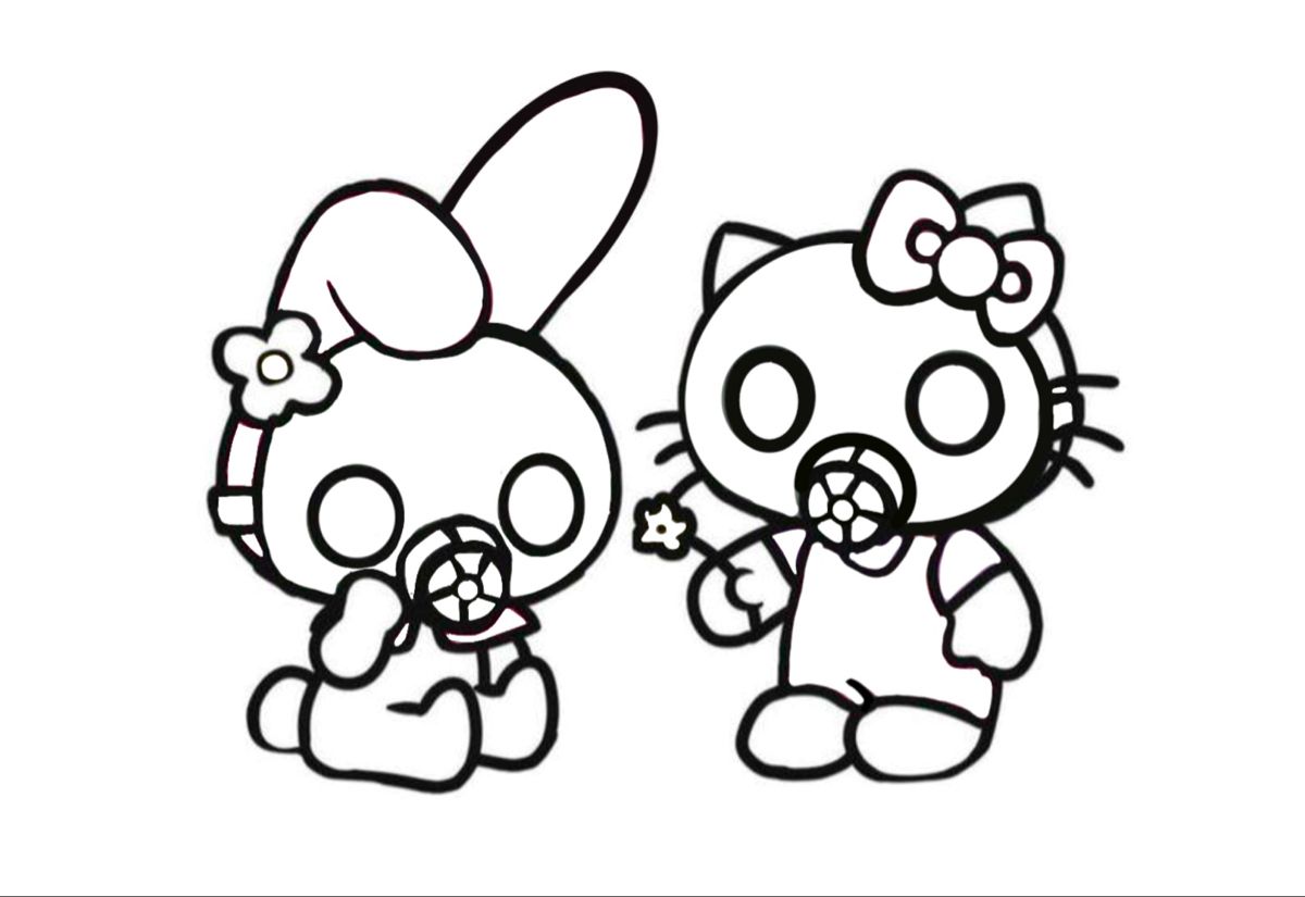 Sanrio âï coloring page hello kitty colouring pages coloring pages cute coloring pages