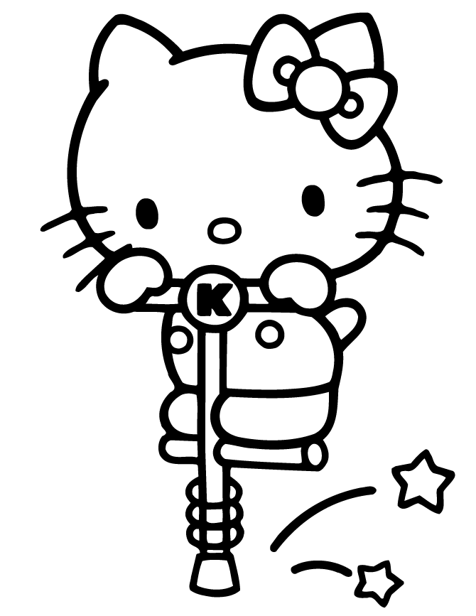 Hello kitty and friends coloring pages printable for free download