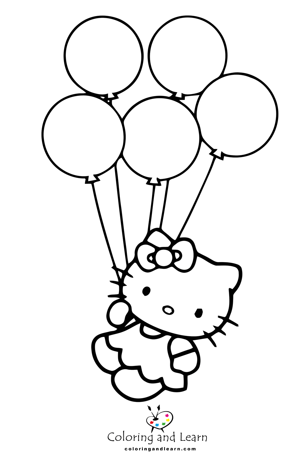 Hello kitty coloring pages