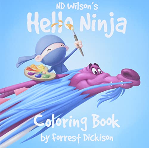 Hello ninja coloring book