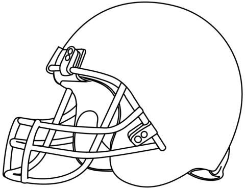 Football helmet coloring page free printable coloring pages