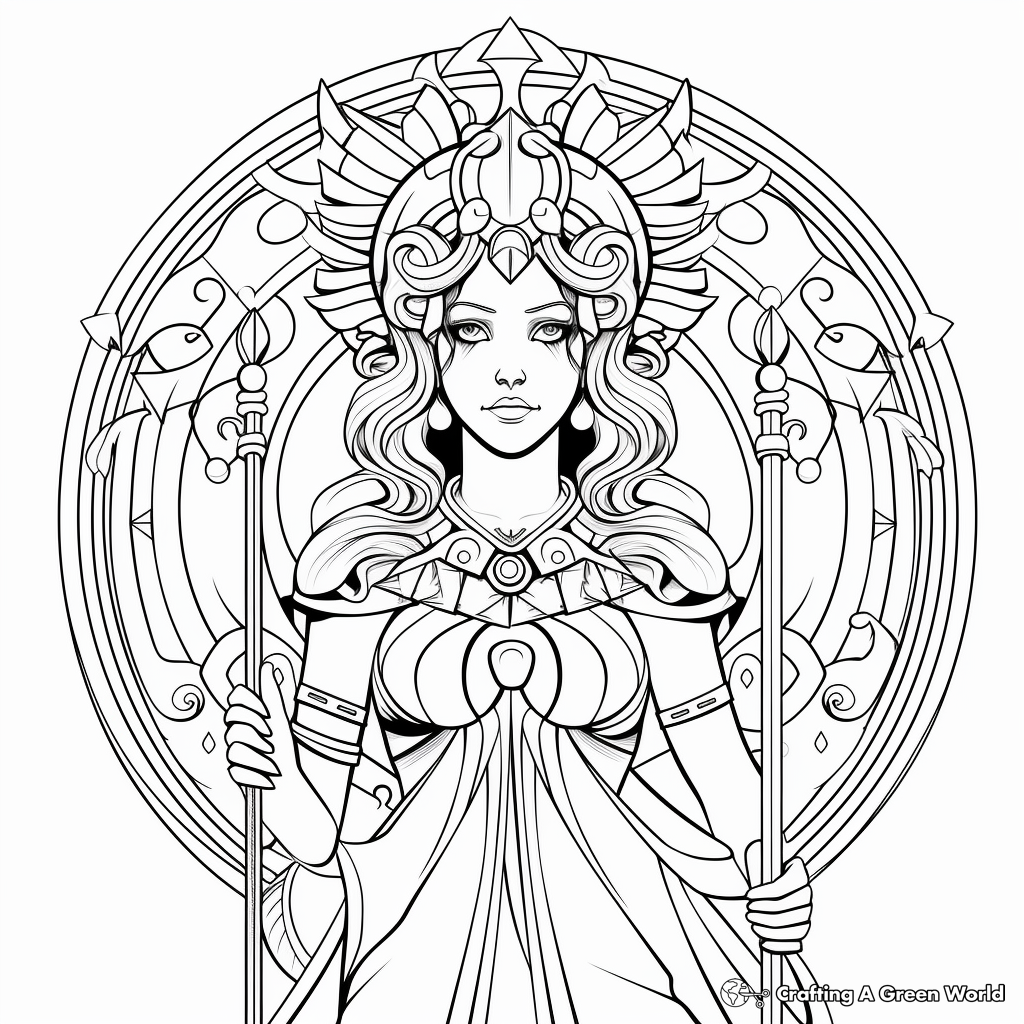 Greek gods coloring pages