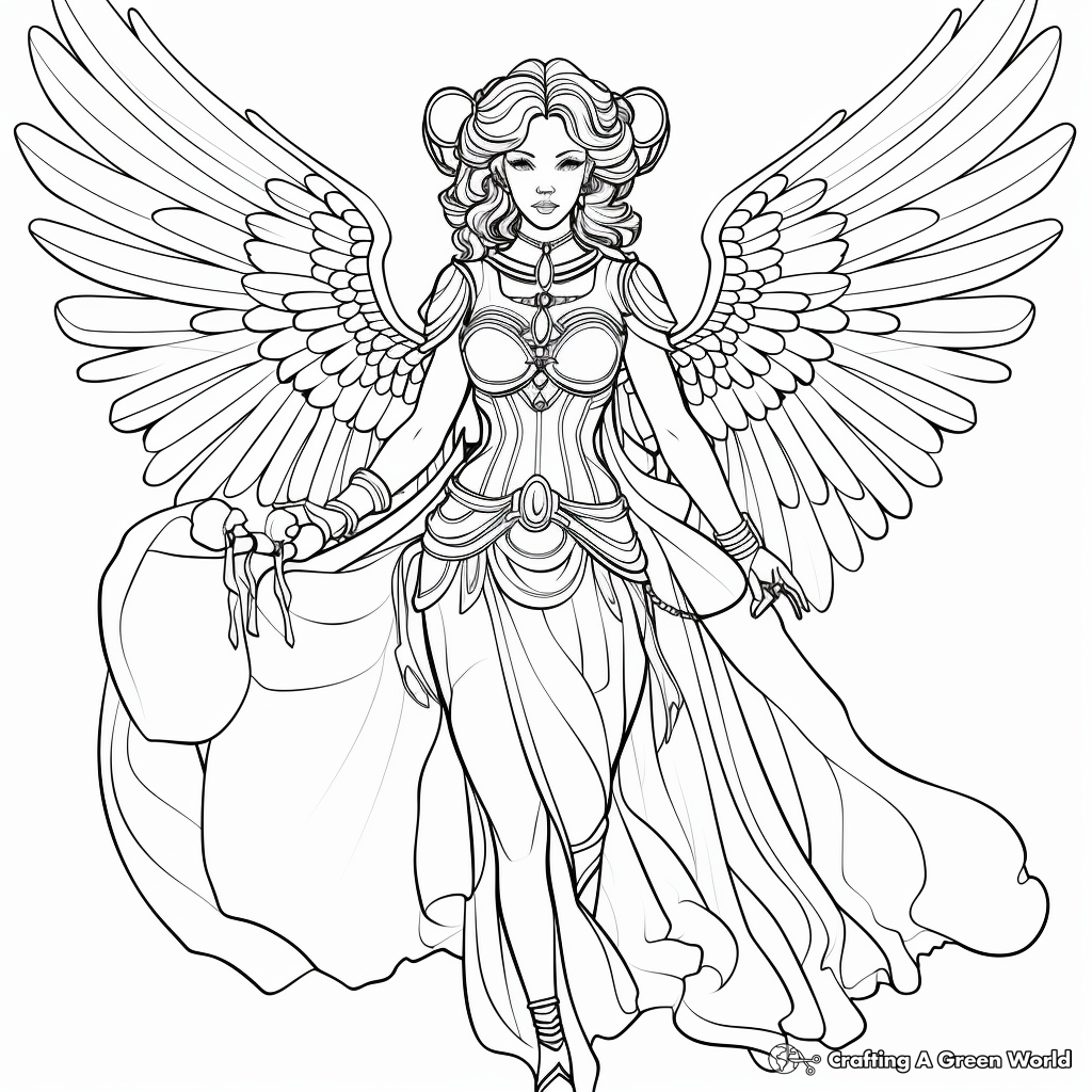 Greek gods coloring pages