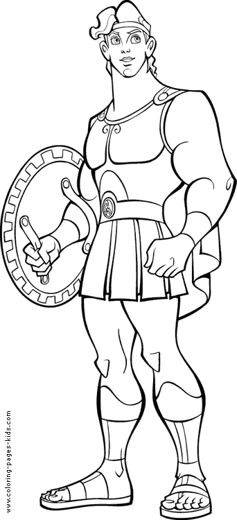 Hercules coloring pages