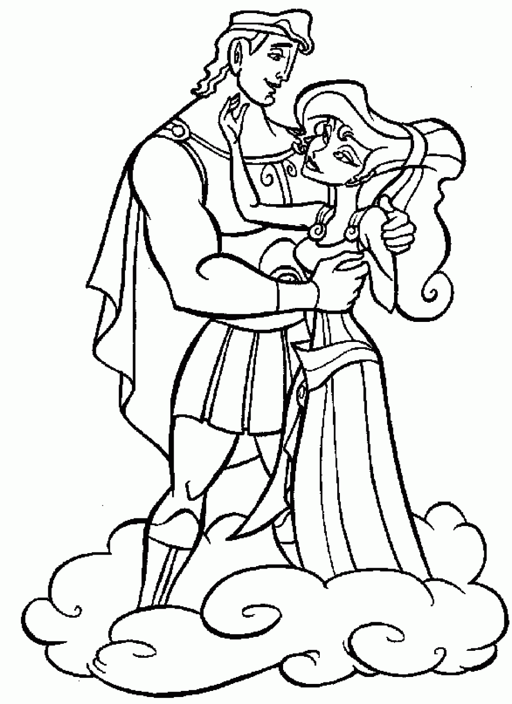 Free printable hercules coloring pages for kids