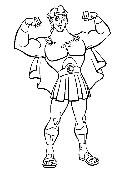 Hercules coloring pages