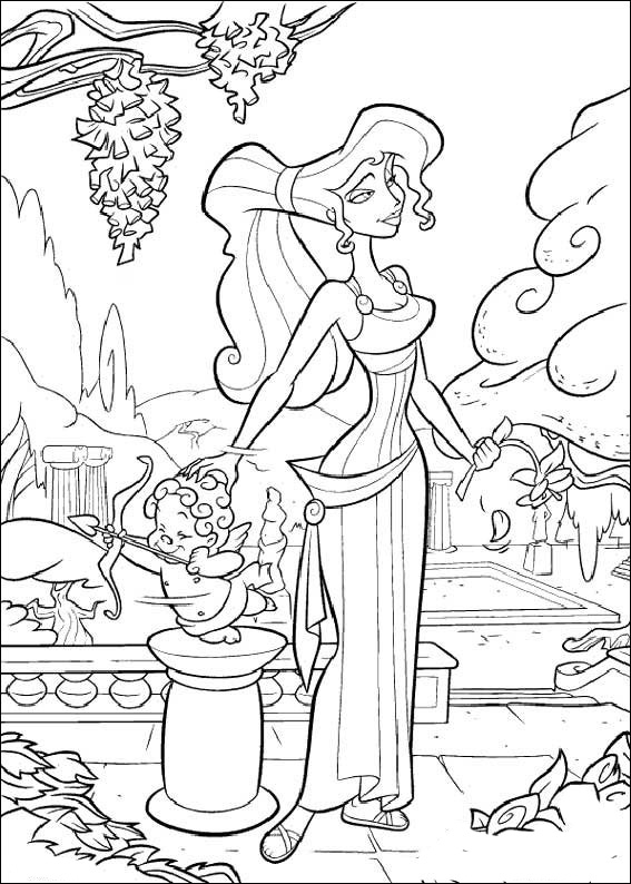 Coloring book hercules