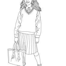 Emma watson vs hermione granger coloring pages