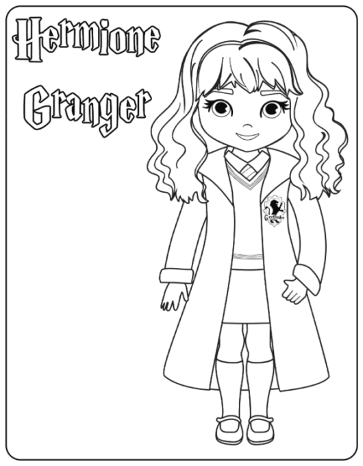 Harry potter printable coloring pages for kids