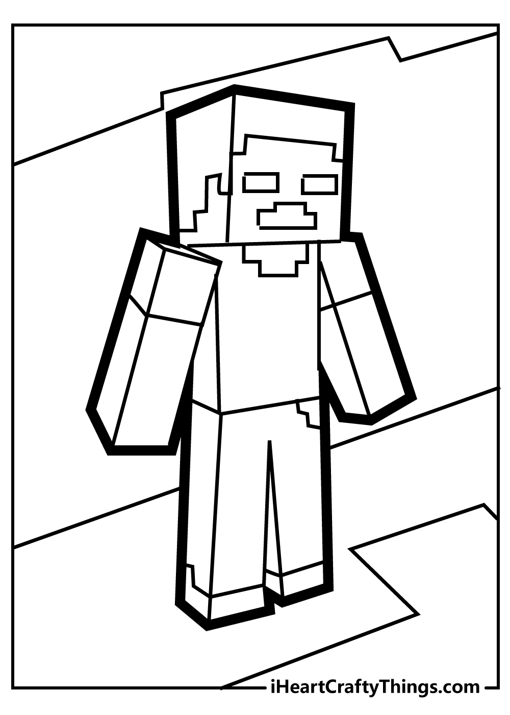 Minecraft coloring pages free printables