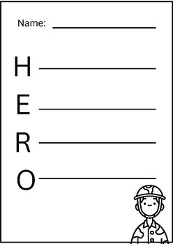 Hero acrostic poem by silly in second grade tpt