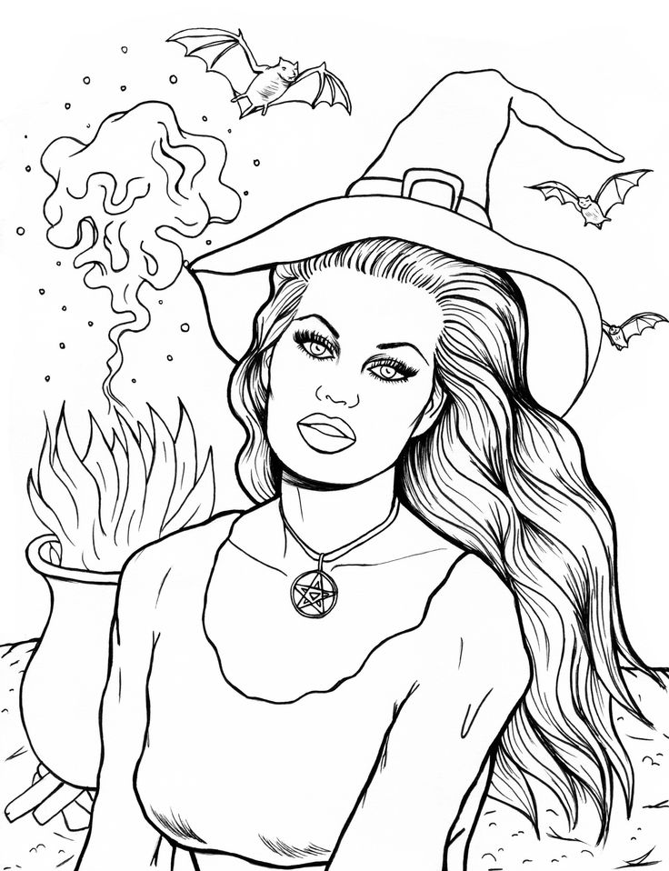 Saturday printable halloween coloring pages