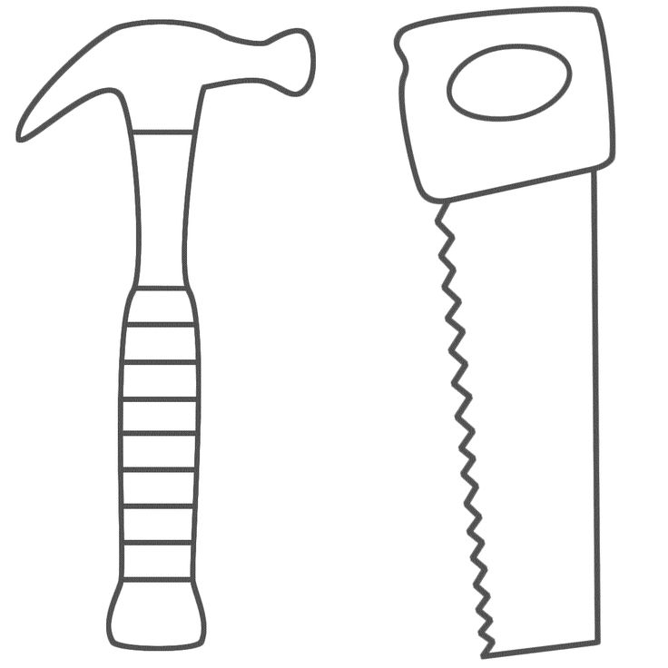 Hammer and saw