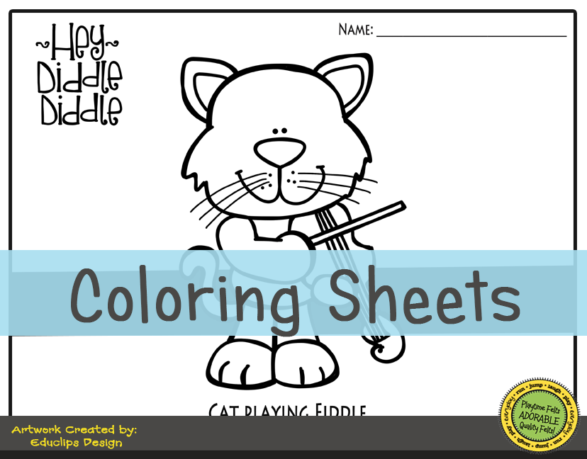 Hey diddle diddle storytime activities for preschool